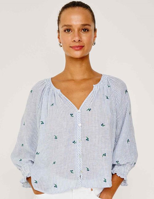Rails Mariah blouse - Bluebell stripe