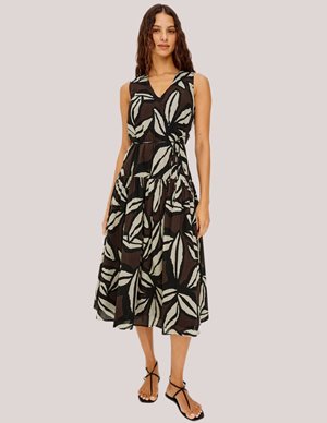 Rails maeve dress - cocoa floral detail
