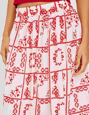 Rails dax skirt - red handkerchief side
