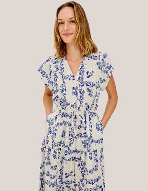 Rails roza dress - ceramic floral side