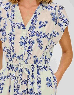 Rails roza dress - ceramic floral back