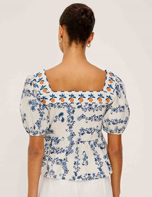 Rails presley top - ceramic floral model