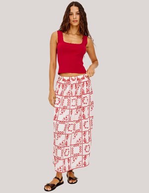 Rails flore top - tomato side