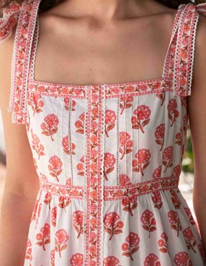 Pink City Prints amara dress - desert blush side