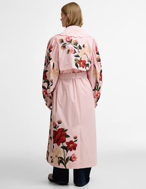 Barbour bromelia coat - pink detail