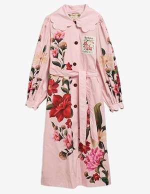 Barbour bromelia coat - pink back