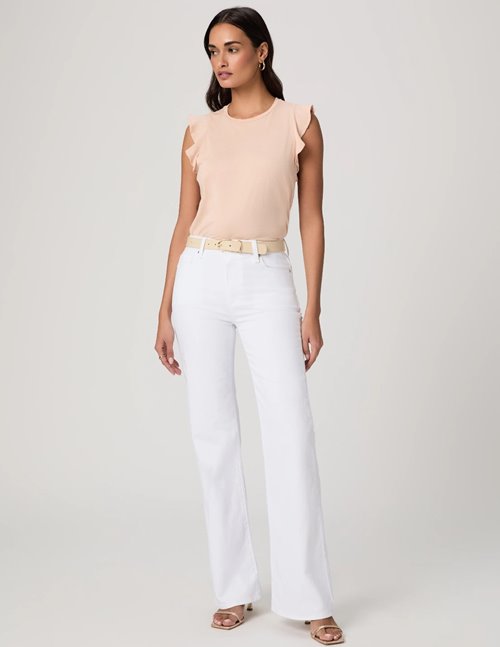 Paige Jeans Sofia flare jean - white
