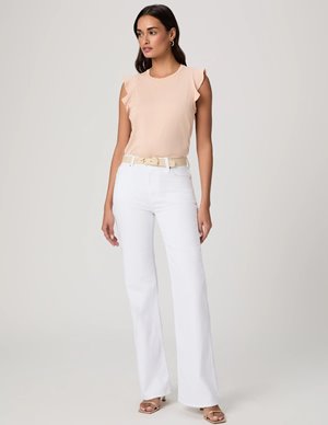 Paige Jeans sofia flare jean - white
