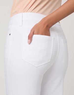 Paige Jeans sofia flare jean - white model