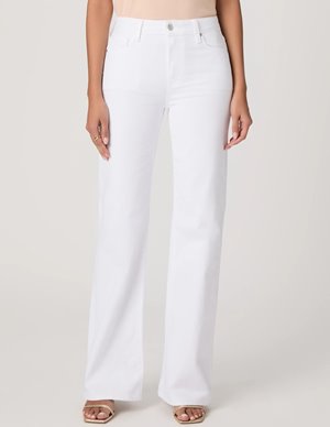 Paige Jeans sofia flare jean - white back
