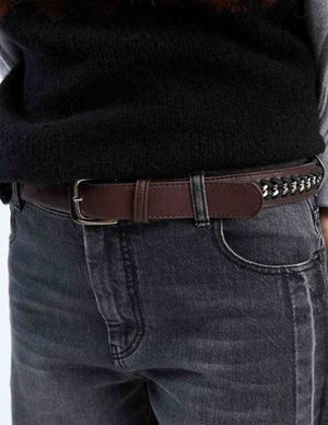 Munthe vexing belt - chocolate detail