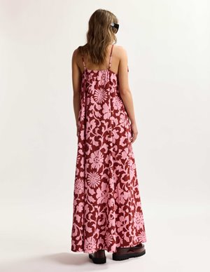 Essentiel Antwerp johnson midi dress - pink detail