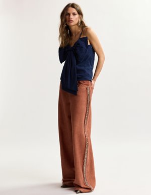 Essentiel Antwerp jogs bow top - blue side