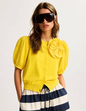 Essentiel Antwerp jumpo cardigan - yellow