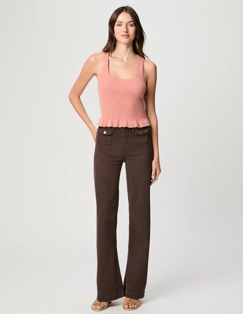 Paige Jeans Leenah 32 jeans - chocolate