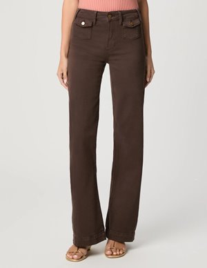 Paige Jeans leenah 32 jeans - chocolate back