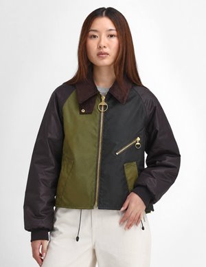 Barbour arlene jacket - golden olive