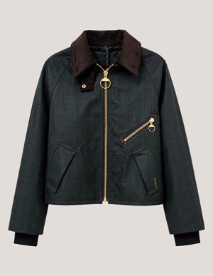 Barbour arlene checked jacket - classic back