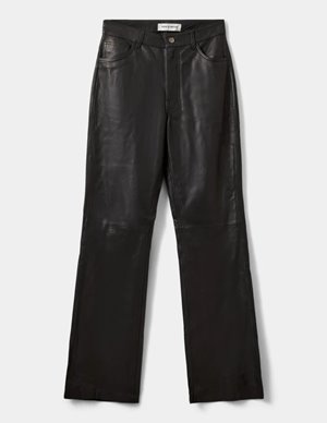Sofie Schnoor gattisw leather trousers - black back