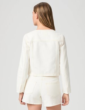 Paige Jeans dean jacket - ecru model