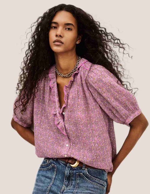 ba&sh physalys top - rose