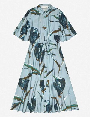 Munthe nanny dress - blue back