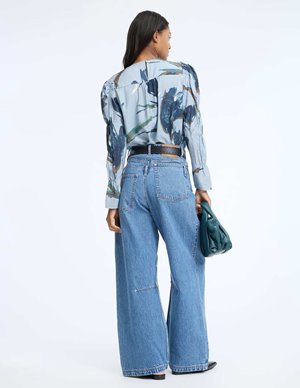 Munthe frewin top - blue model