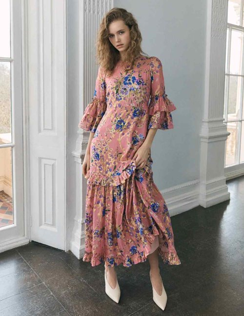Queens of Archive Alix dress - vintage pink