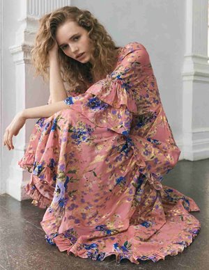 Queens of Archive alix dress - vintage pink side