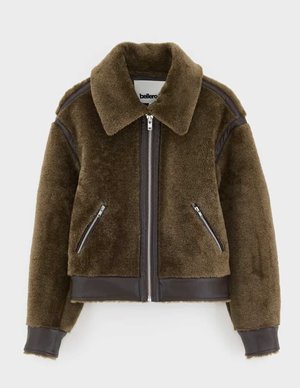 Bellerose eagle jacket - dark roast back