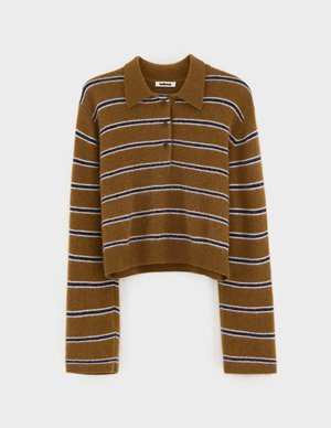 Bellerose dussyr jumper - brown stripe back