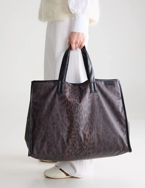 Bellerose hecky bag - smooth leopard