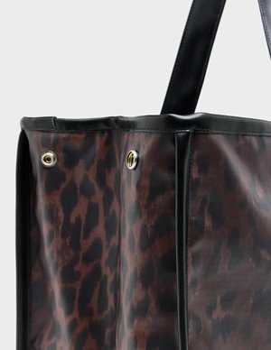 Bellerose hecky bag - smooth leopard side