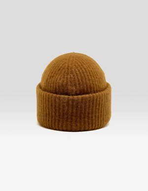 Bellerose dusa beanie hat - chocolate