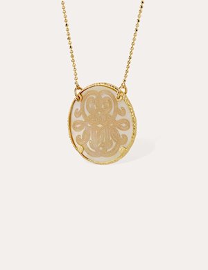 Gas Bijoux sun diva necklace - gold side