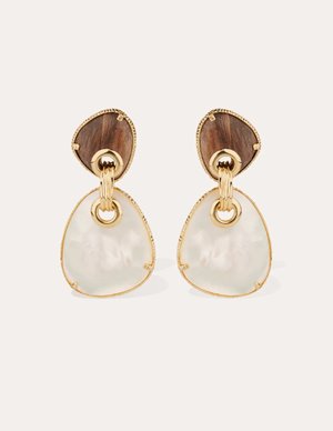 Gas Bijoux silia earrings large - mother of pearl