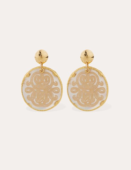 Gas Bijoux Sun diva earrings - gold