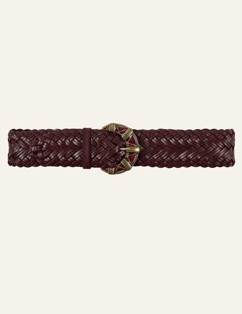 ba&sh byron belt - bordeaux