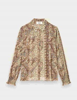 ba&sh cleo shirt - blue back