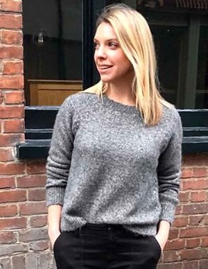 Chloé Stora sofia jumper - grey back